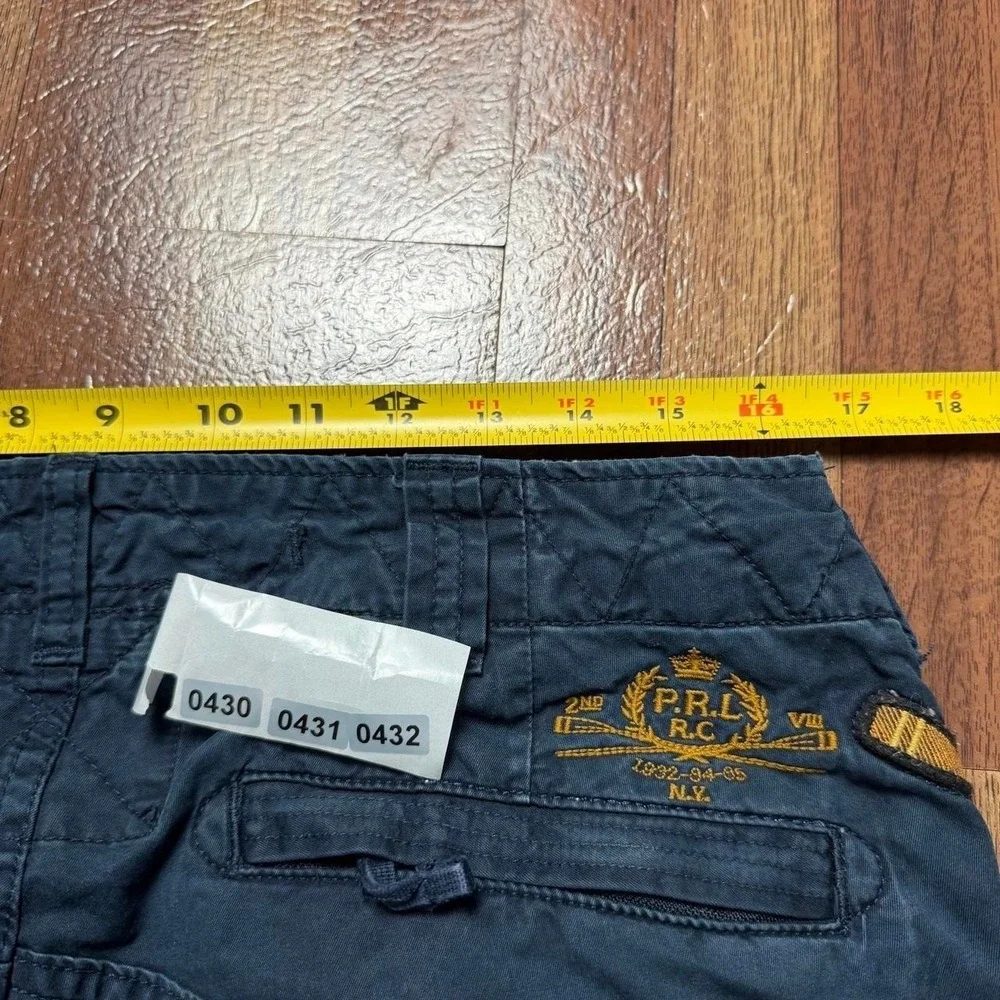 Polo Ralph Lauren 90's Rare Crest Military Parachute Cargo Pants 33 (Large)